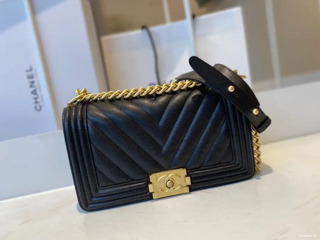 Firstbag Ru 20CM BAG BOY CHANEL 25CM 0501